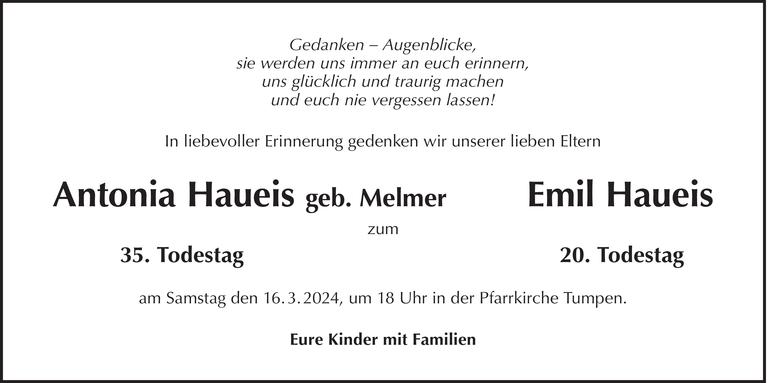 Antonia und Emil Haueis Bild