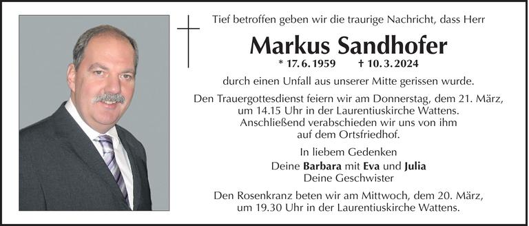 Markus Sandhofer Bild