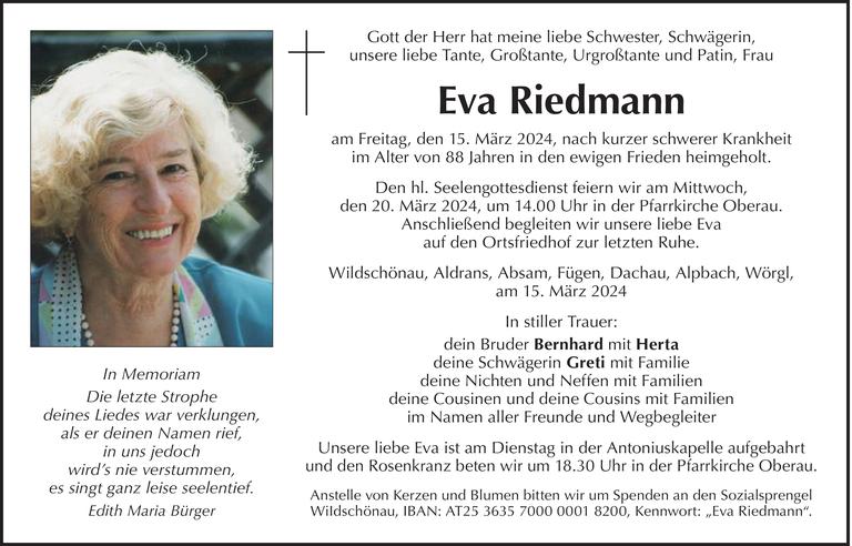 Eva Riedmann Bild