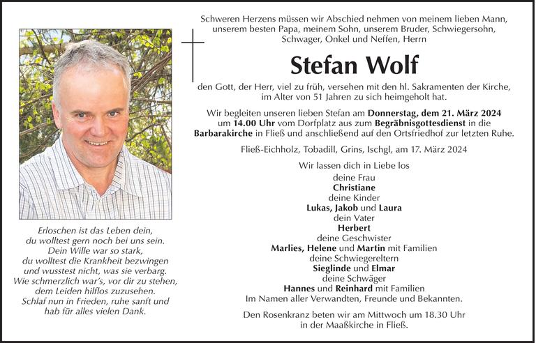 Stefan Wolf Bild