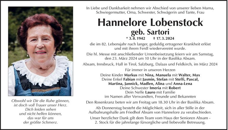 Hannelore Lobenstock Bild