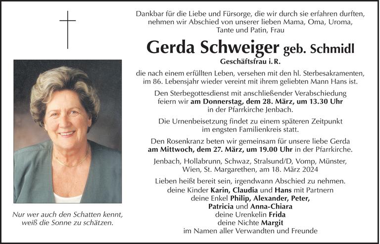 Gerda Schwaiger Bild