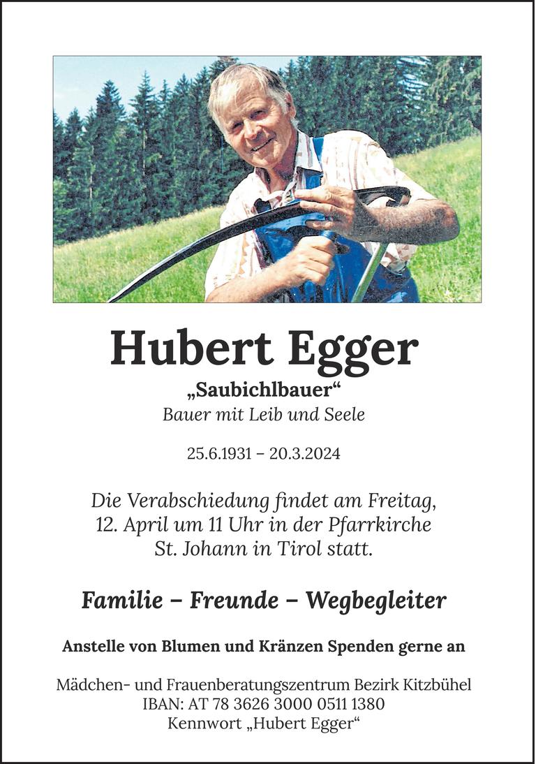 Hubert Egger Bild