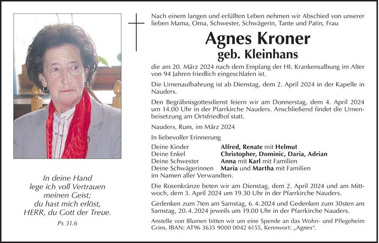 Agnes Kroner Bild