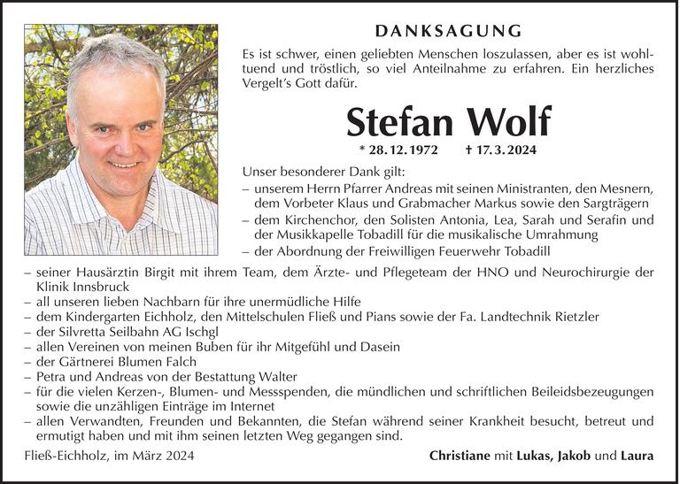 Stefan Wolf Bild