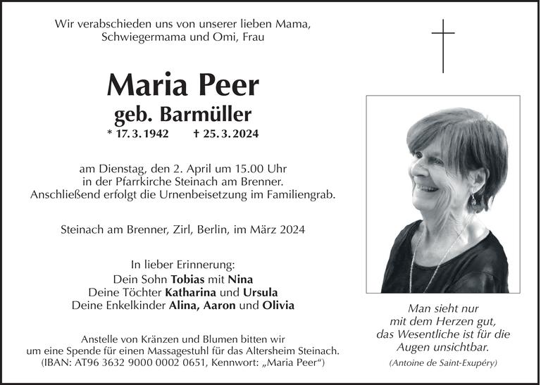 Maria Peer Bild