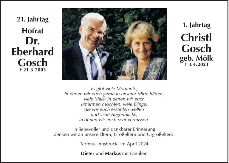 Eberhard und Christl Gosch Bild