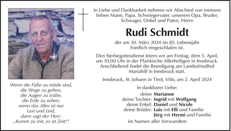 Rudi Schmidt Bild