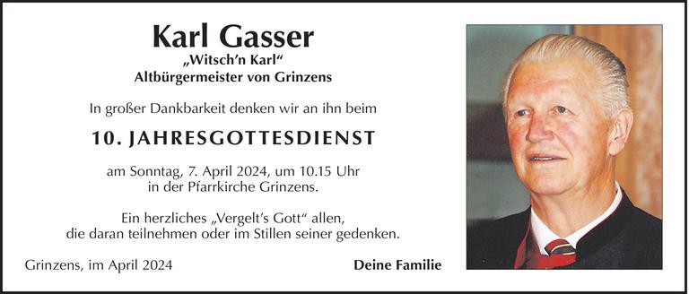 Karl Gasser Bild