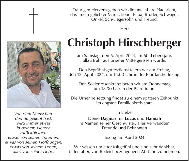 Christoph Hirschberger Bild