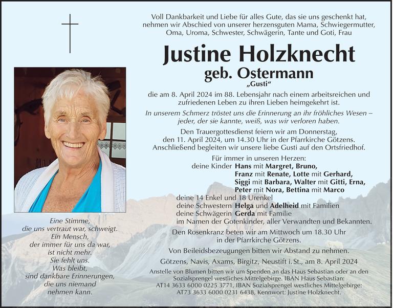Justine Holzknecht Bild