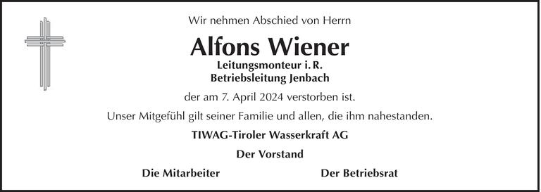 Alfons  Wiener Bild