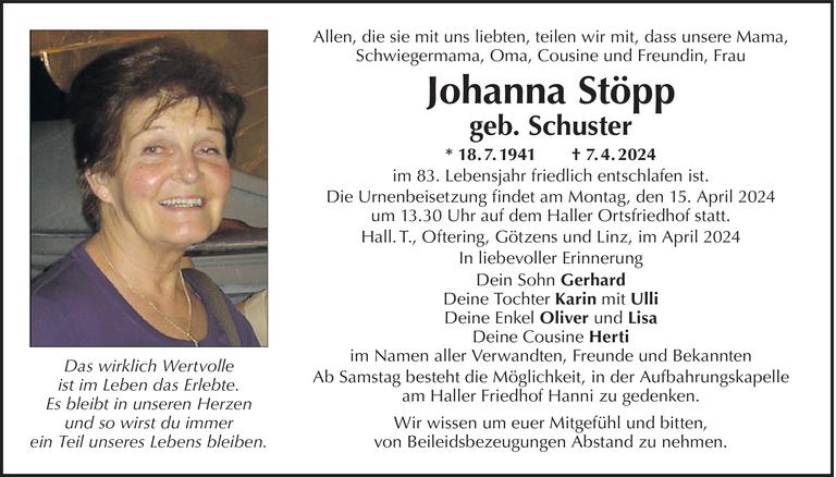 Johanna  Stöpp Bild