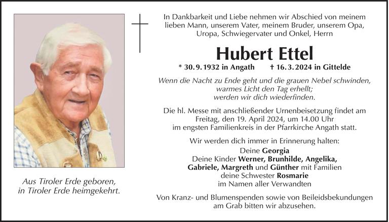 Hubert Ettel Bild