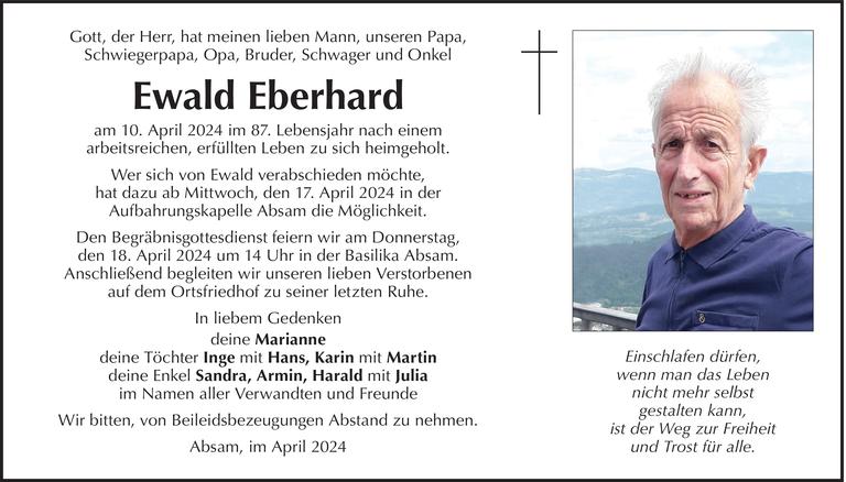 Ewald  Eberhard Bild