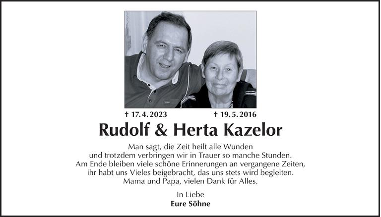 Rudolf & Herta Kazelor