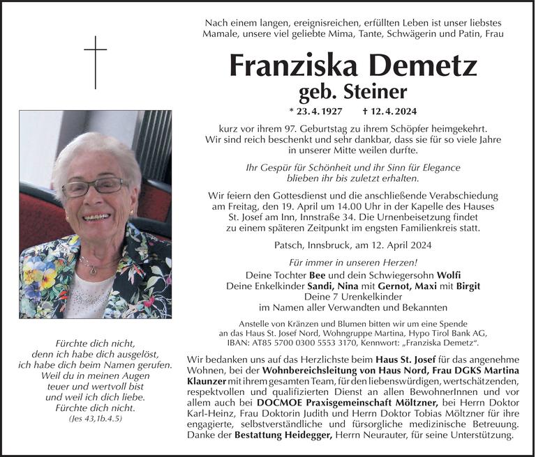 Franziska Demetz