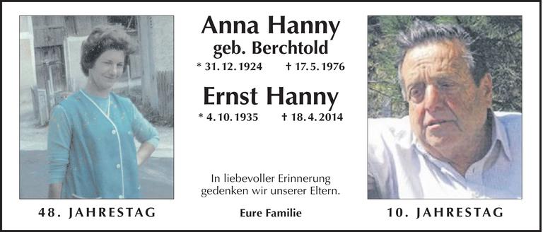 Ernst und Anna Hanny