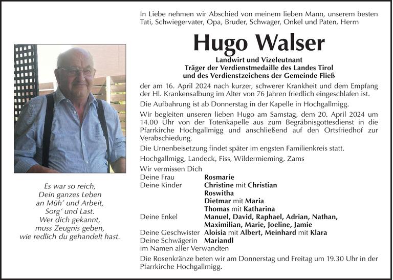 Hugo Walser