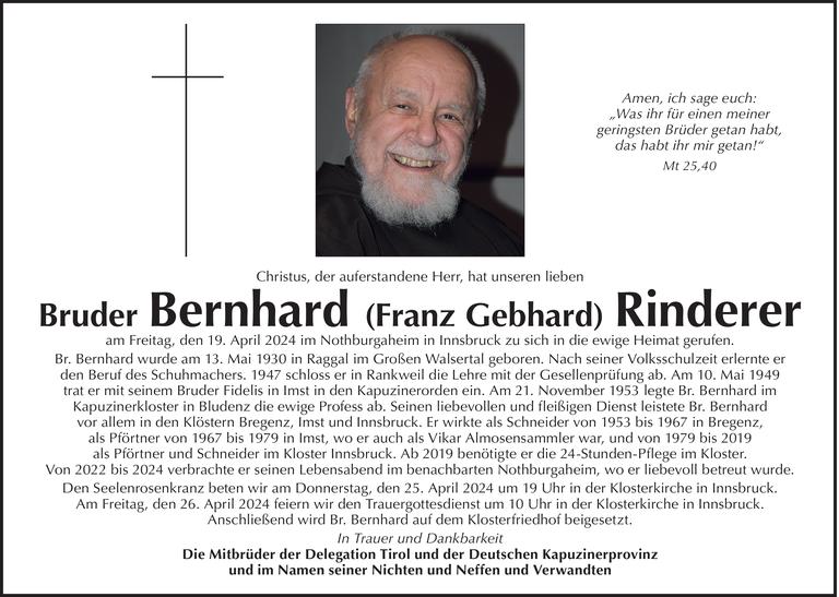 Franz Gebhard Rinderer