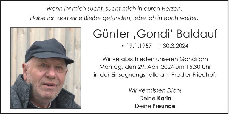 Günther Gondi Baldauf Bild