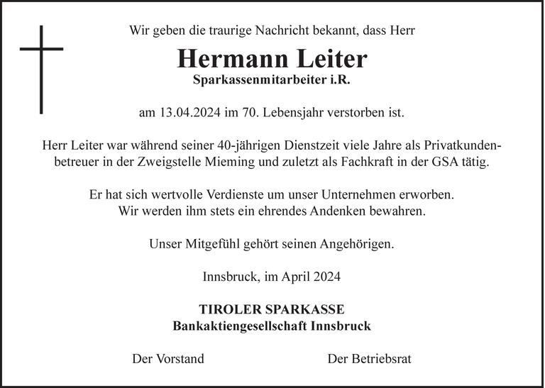 Hermann Leiter Bild