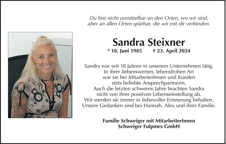 Sandra Steixner Bild