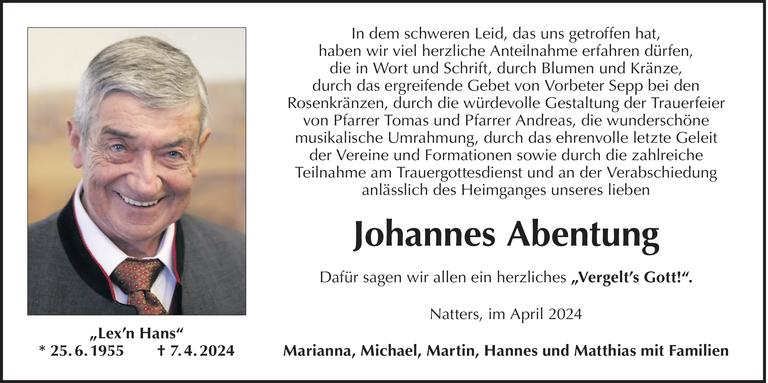 Johannes Abentung