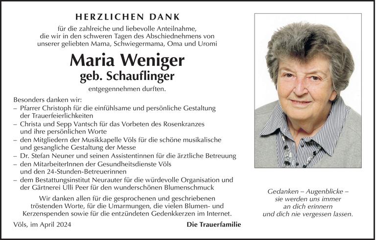Maria Weniger