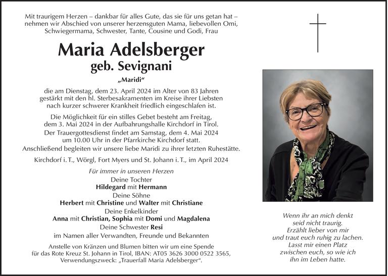 Maria Adelsberger