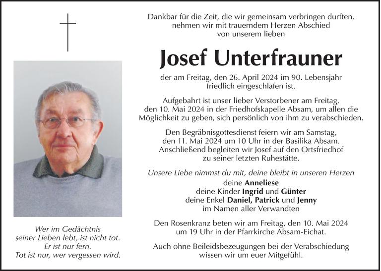 Josef Unterfrauner Bild