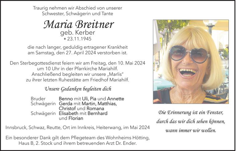 Maria Breitner