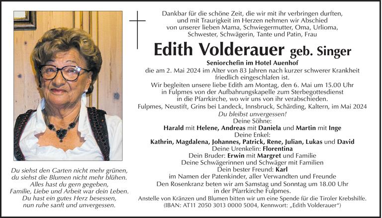 Edith Volderauer Bild
