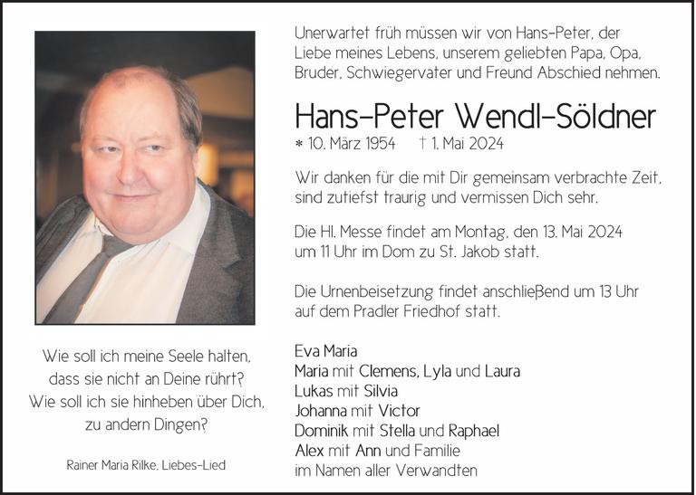 Hans-Peter Wendl-Söldner