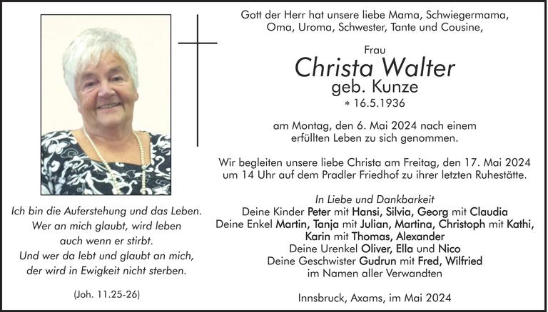 Christa Walter Bild
