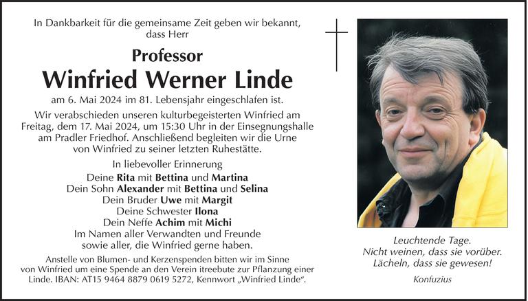 Winfried Werner Linde Bild