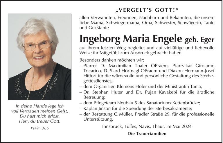 Ingeborg Maria Engele Bild