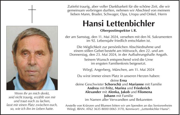 Johannes Lettenbichler Bild