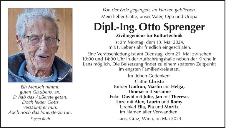 Otto Sprenger Bild