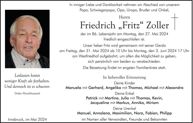 Friedrich Zoller Bild