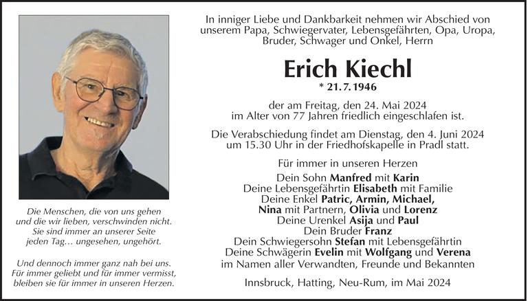Erich Kiechl Bild