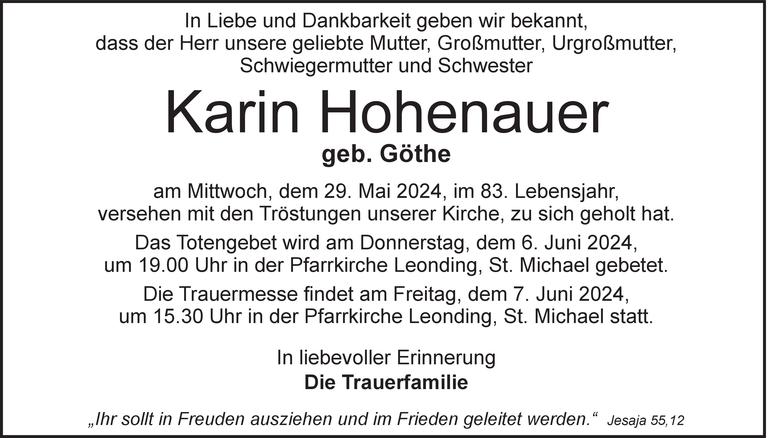 Karin Hohenauer Bild