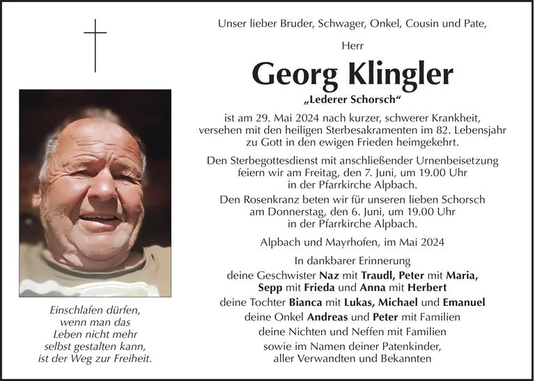 Georg Klingler Bild