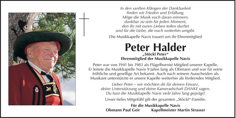 Peter Halder Bild