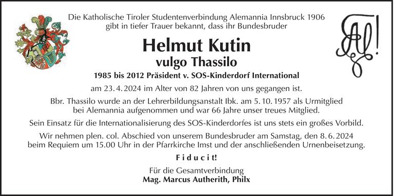 Helmut Kutin Bild