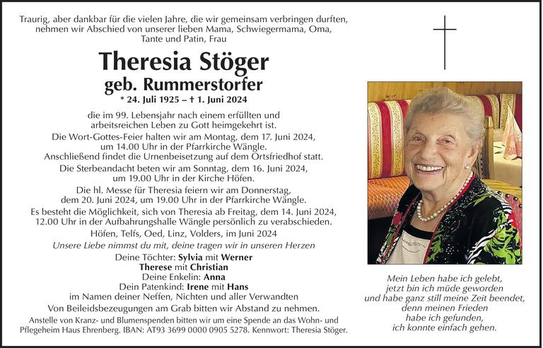 Theresia Stöger Bild