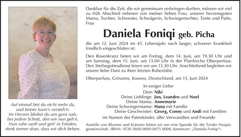 Daniela Foniqi Bild