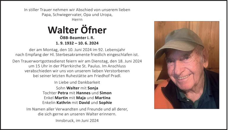 Walter Öfner Bild