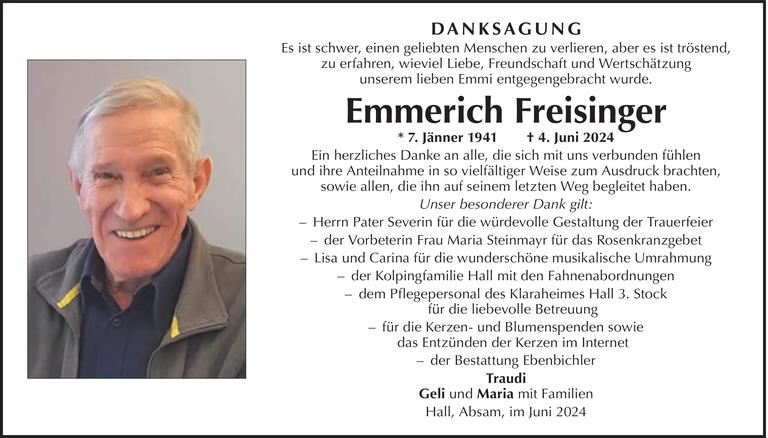 Emmerich  Freisinger Bild