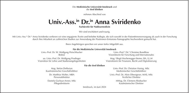 Anna Sviridenko Bild